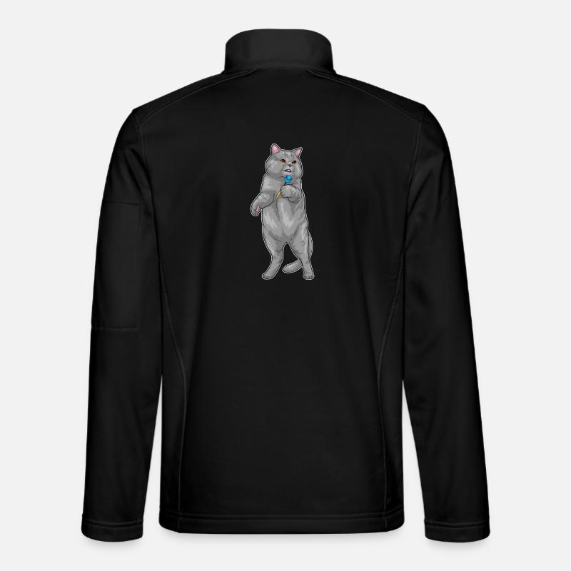 Cat Dart Dart - Veste en tissu softshell Unisexe - noir
