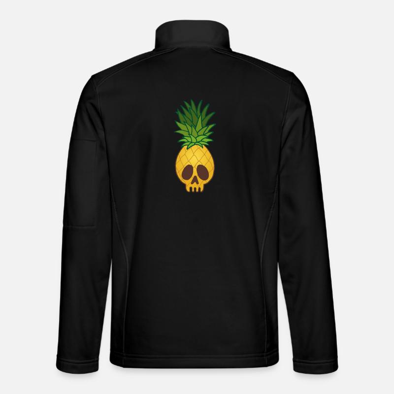 Pineapple Skull - Unisex Softshell Jacket - black