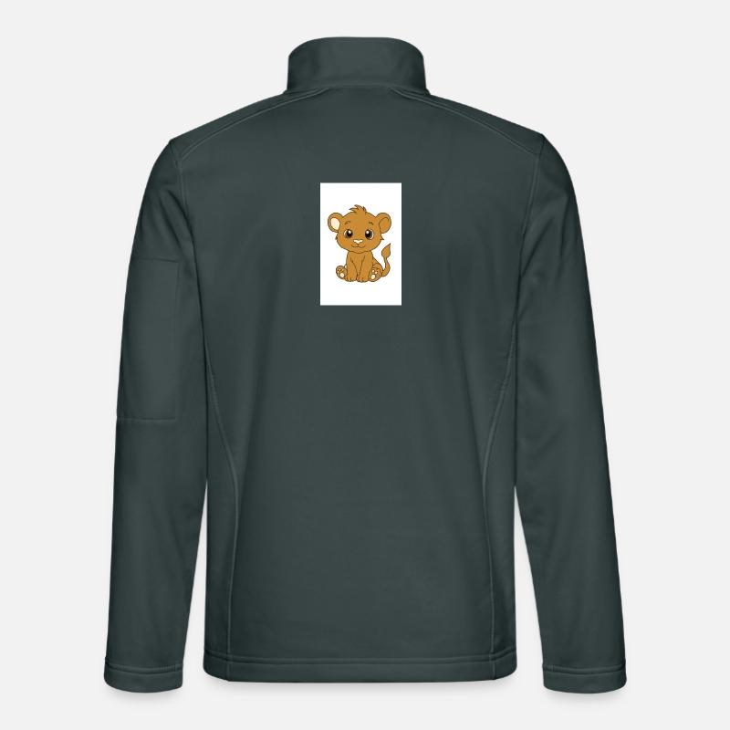 Kawaii-Löwenjunges Unisex Softshelljacke