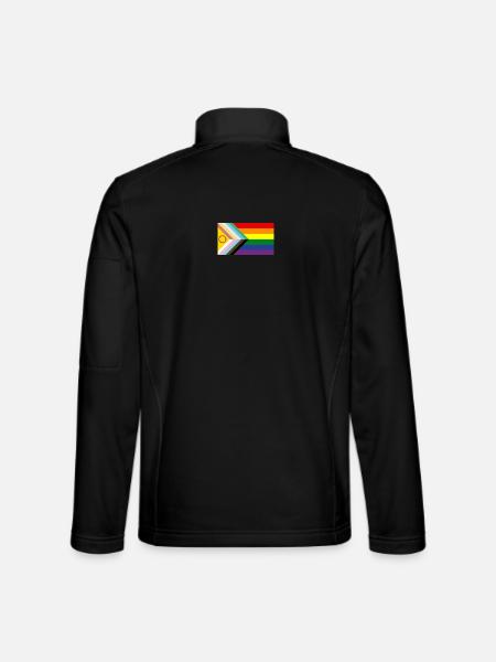 Disability Pride - Unisex Softshell Jacket - black - Back