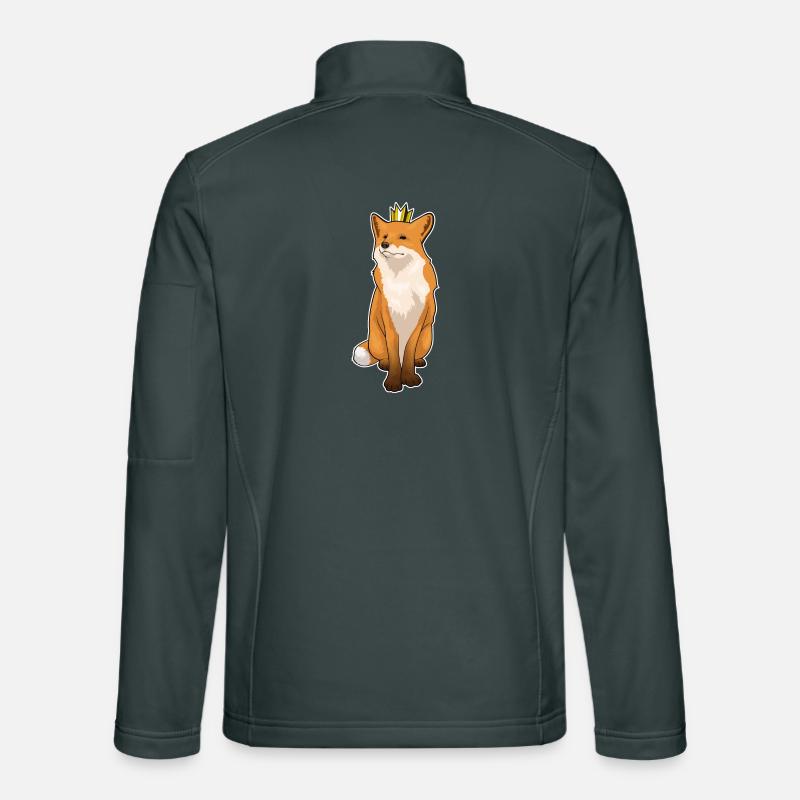 Couronne de renard Veste en tissu softshell Unisexe