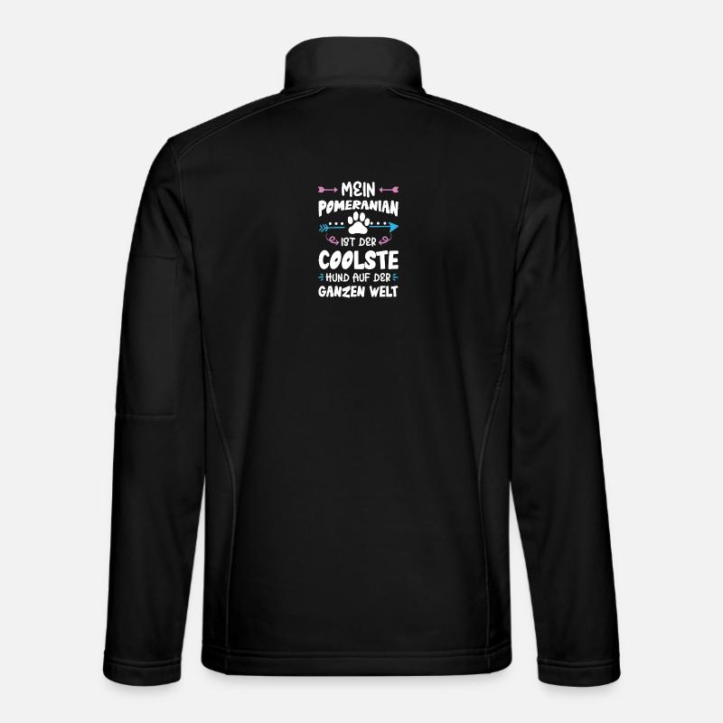 Pomeranian Pomeranian Dog Saying - Unisex Softshell Jacket - black