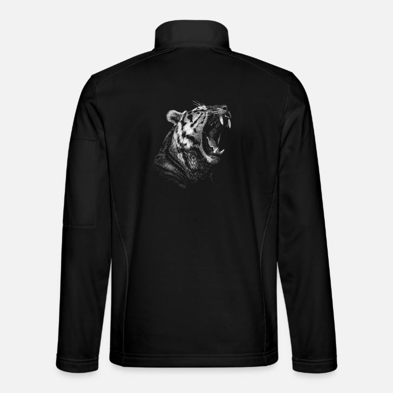 Tiger - Unisex Softshelljacke - Schwarz