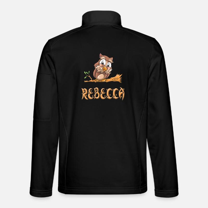 Owl Rebecca - Unisex Softshell Jacket - black