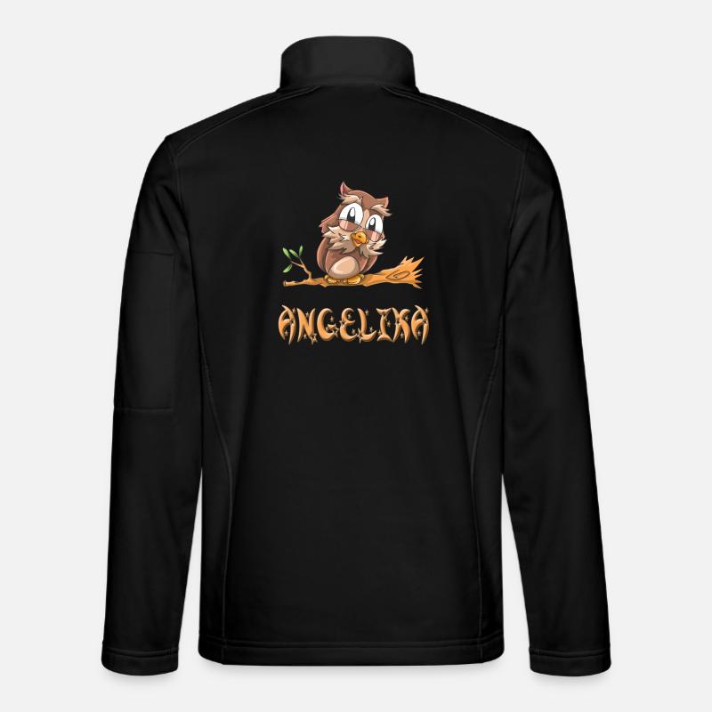Owl Angelika - Unisex Softshell Jacket - black