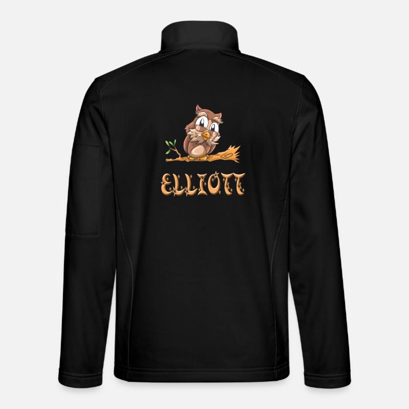 Owl Elliott - Unisex Softshell Jacket - black