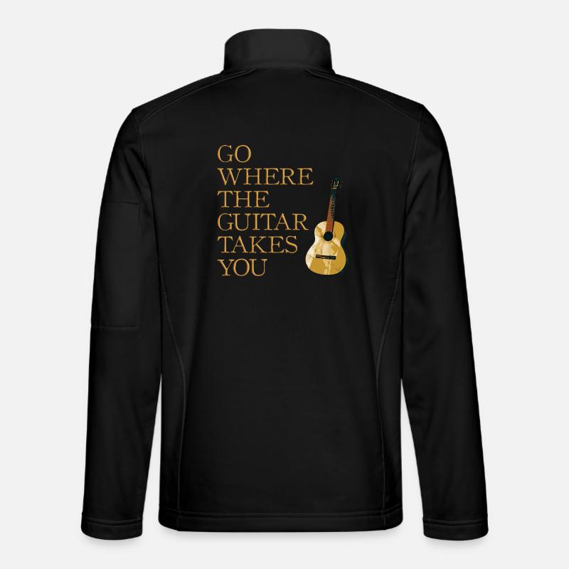 Guitars way - Unisex Softshell Jacket - black