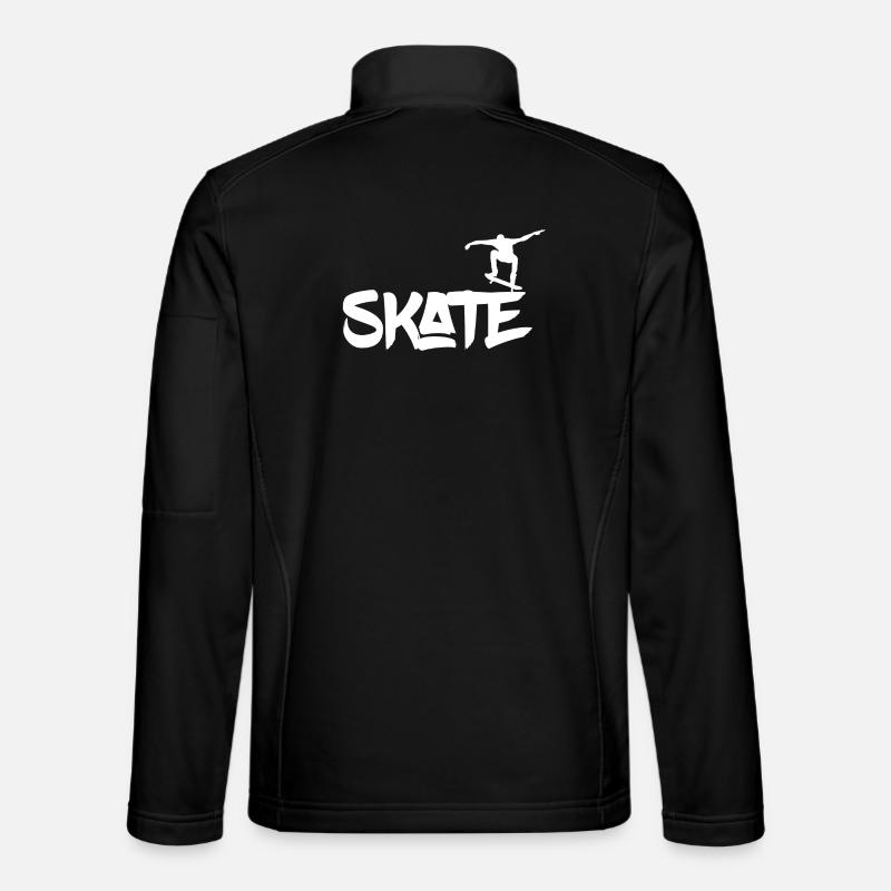 Skater skate - Unisex softshelljakke - sort