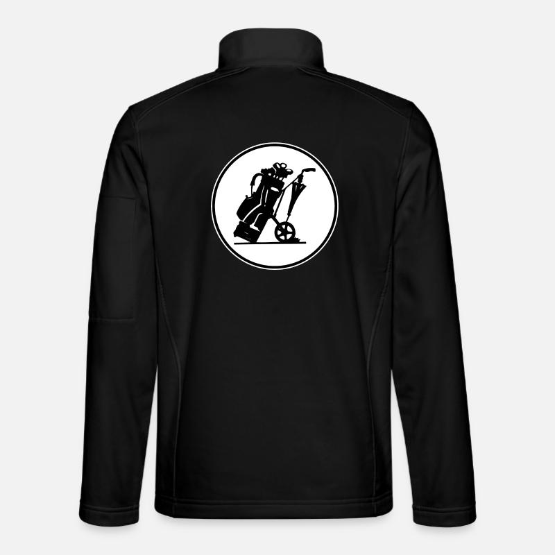 Golfschläger - Unisex Softshelljacke - Schwarz