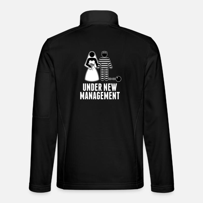 Hochzeit Junggesellenabschied JGA Polterabend - Unisex Softshelljacke - Schwarz