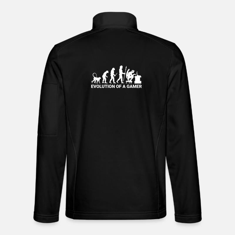 Evolution Gamer - Unisex Softshelljacke - Schwarz