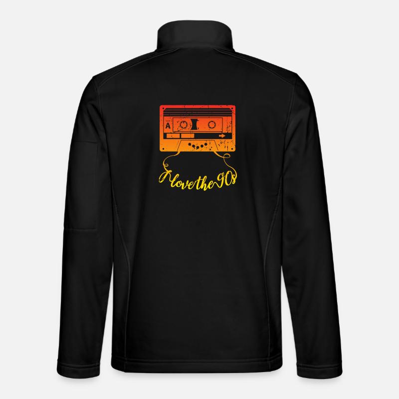 Ich liebe die 90er - Unisex Softshelljacke - Schwarz