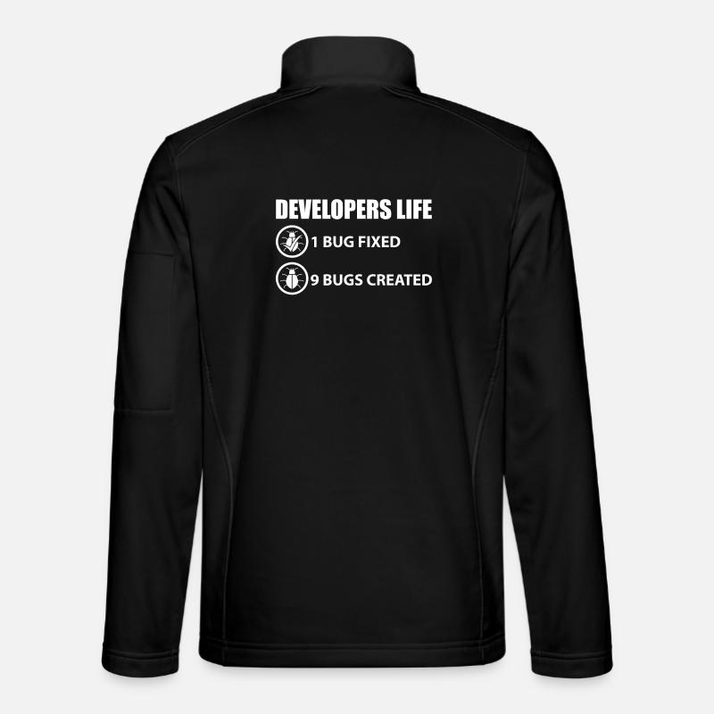 Programmierer Witz - Unisex Softshelljacke - Schwarz