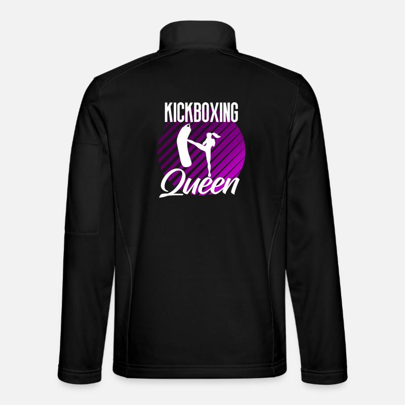 Kickboxing Queen Women Kickboxing - Unisex Softshell Jacket - black