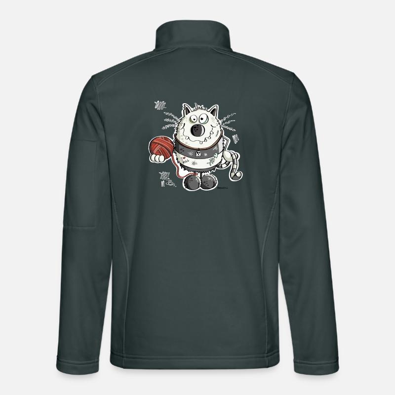 Coole Katze I Maine Coon Comic I Geschenk Unisex Softshelljacke