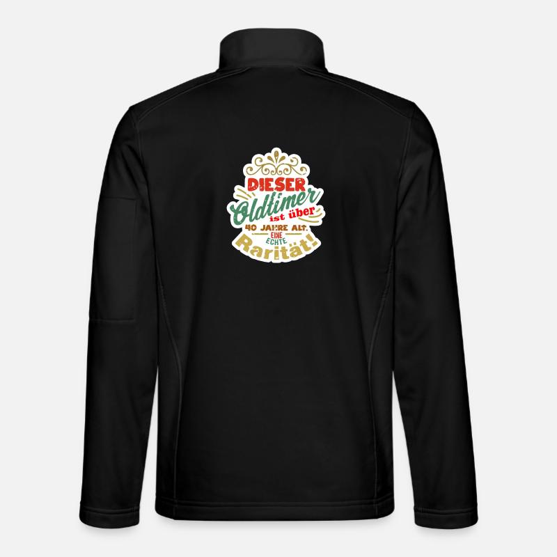 40 years old - Unisex Softshell Jacket - black