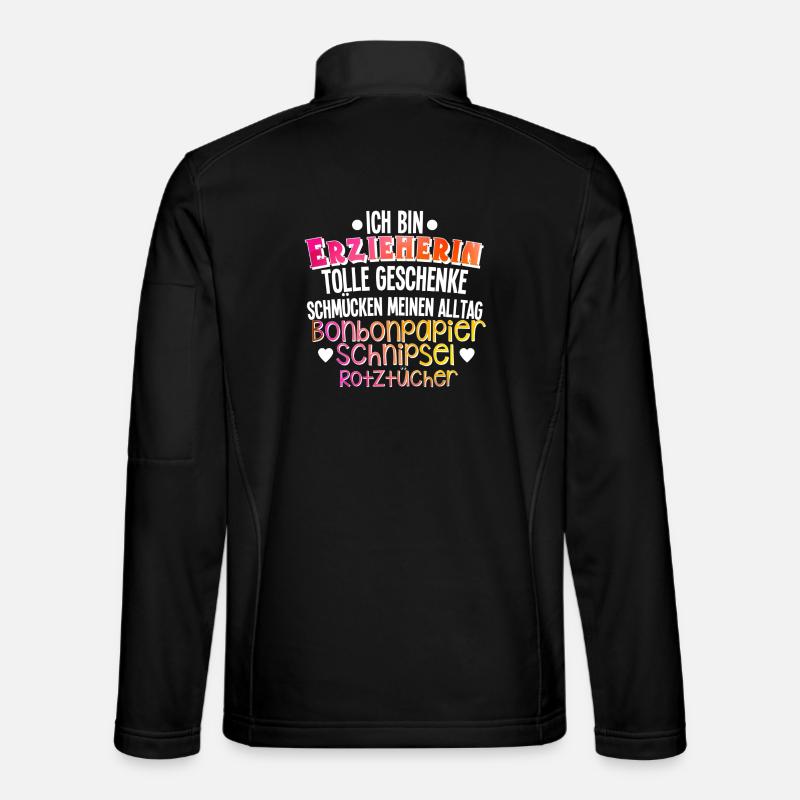 Erzieherin - Unisex Softshelljacke - Schwarz