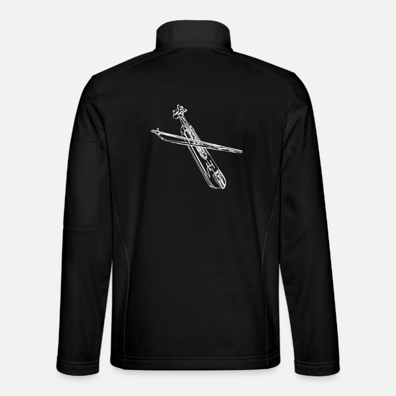 Instrument de Kemence - Veste en tissu softshell Unisexe - noir