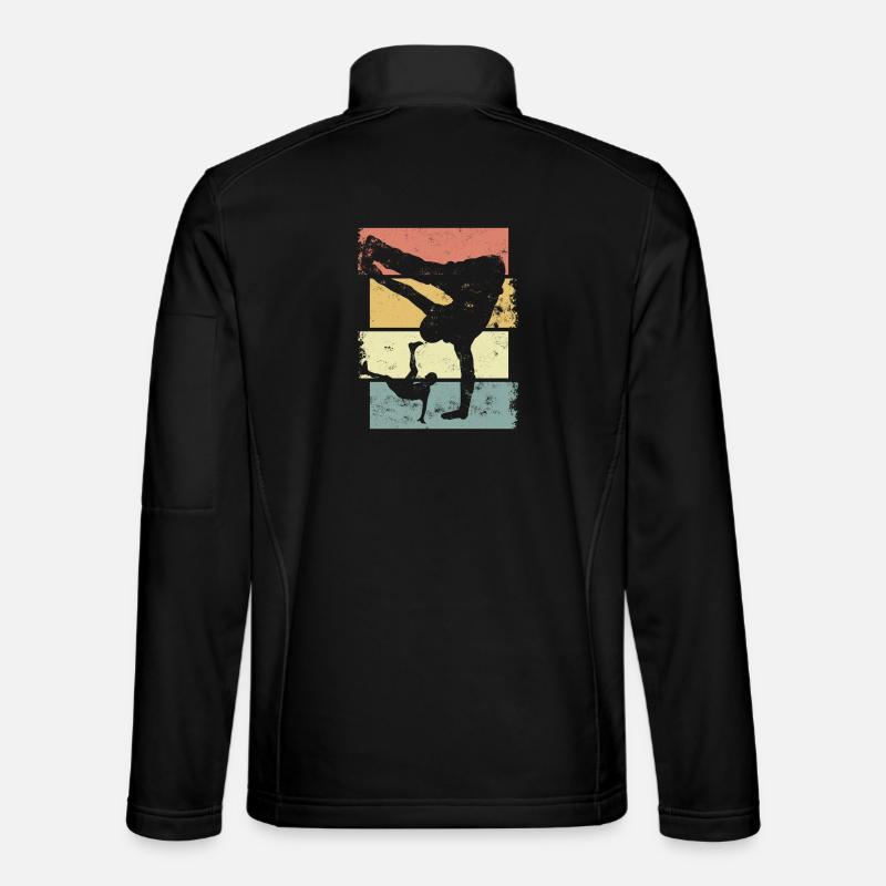 Breakdance - Veste en tissu softshell Unisexe - noir
