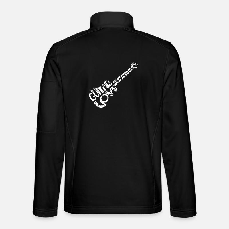 guitarist - Unisex Softshell Jacket - black