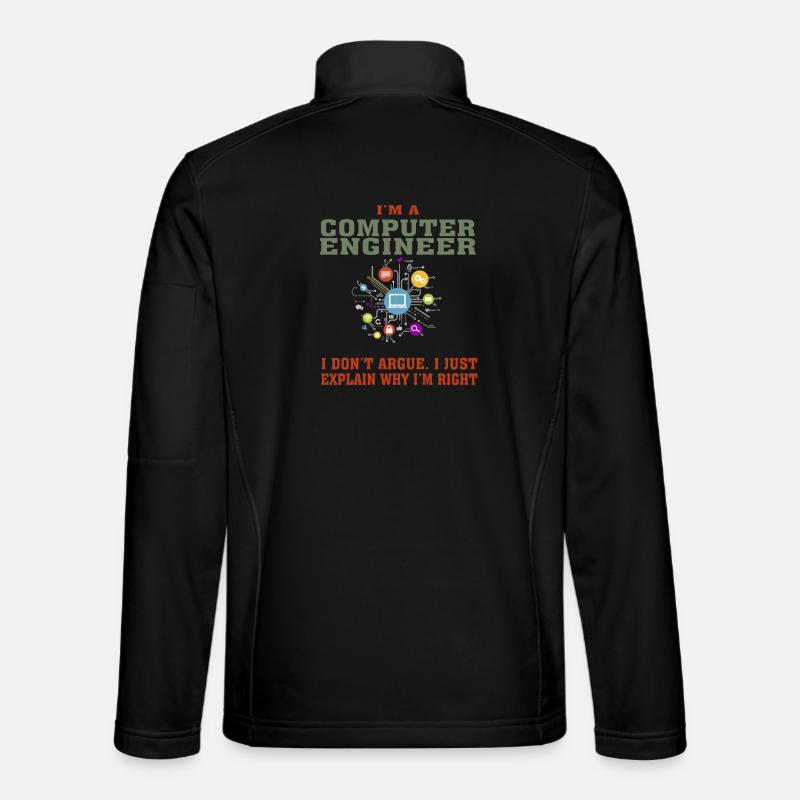 Bestseller Computer Engineer Tshirt, Keep Calm Unisex Softshell Jacket