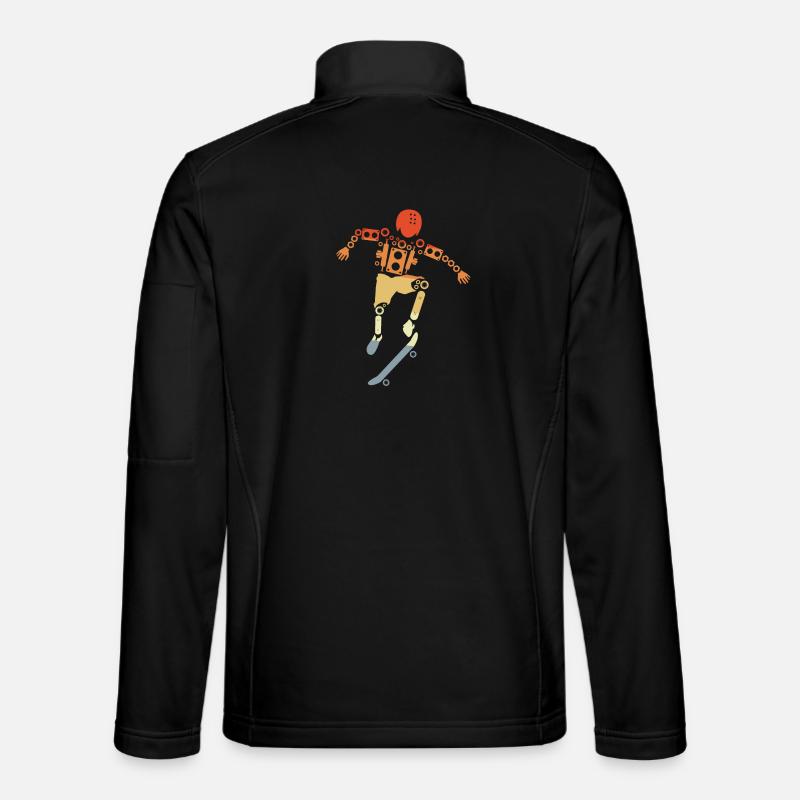 Skateboarder - Unisex Softshelljacke - Schwarz