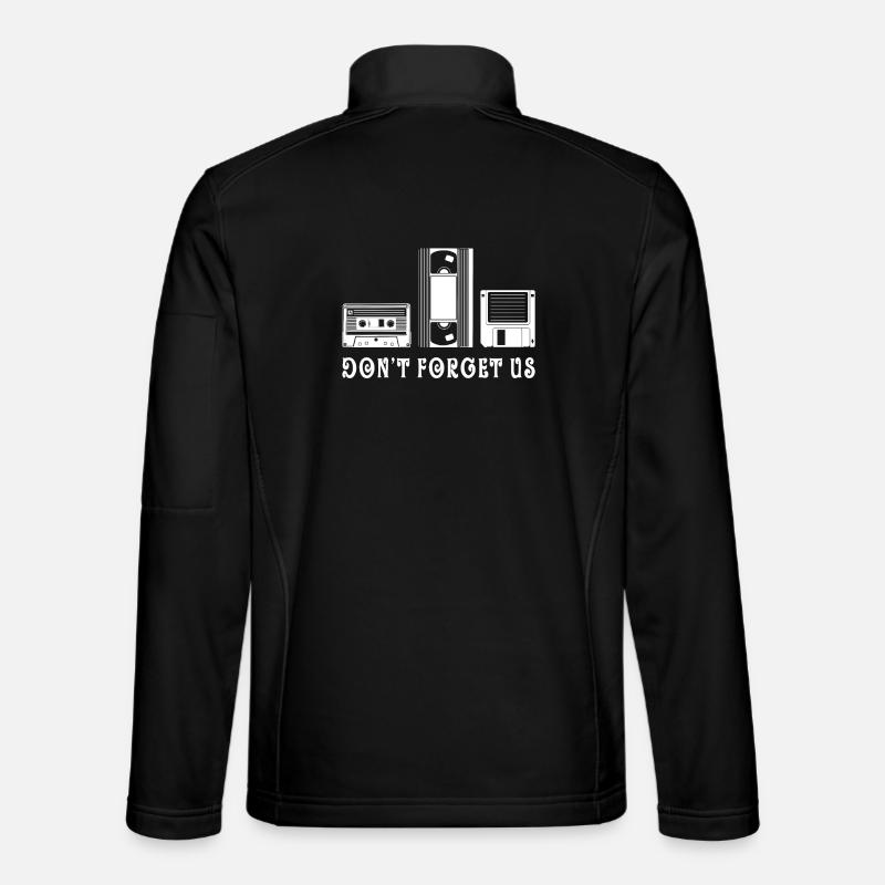 Oldschool Technik - Unisex Softshelljacke - Schwarz
