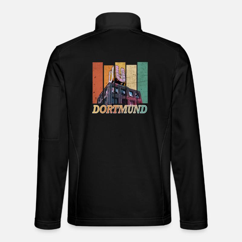 Dortmund - Unisex Softshelljacke - Schwarz