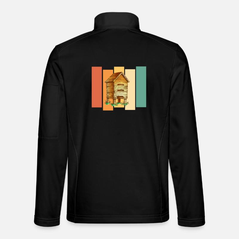 Bienen Imker - Unisex Softshelljacke - Schwarz