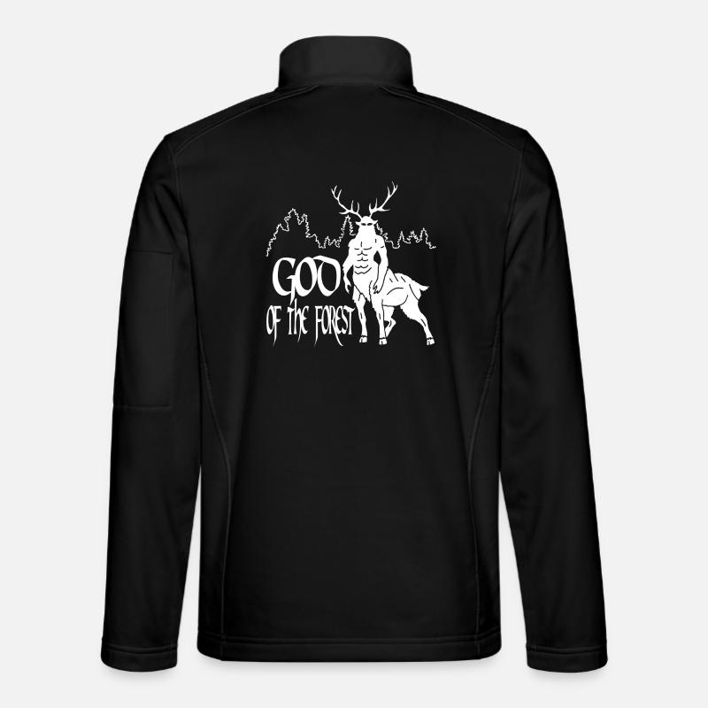 Dieu écologique de la forêt blanche Veste en tissu softshell Unisexe