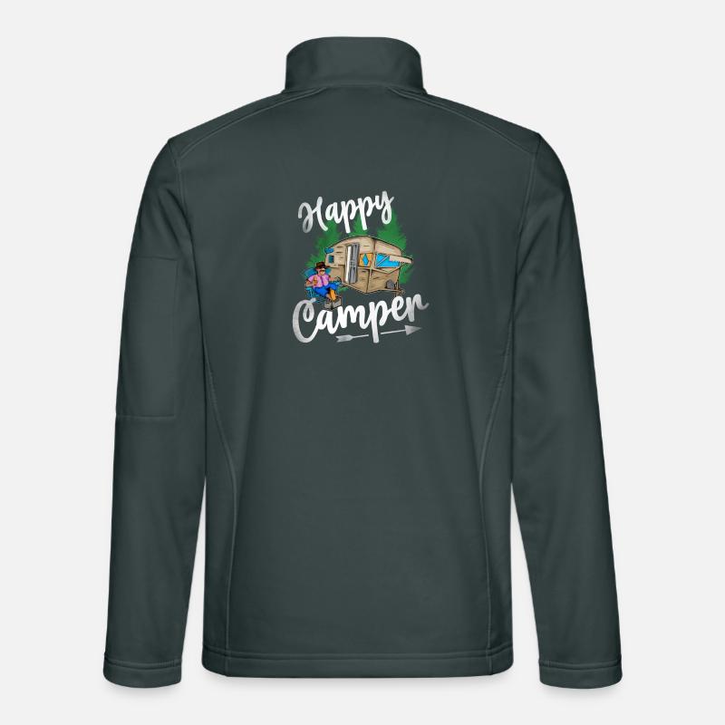 Happy Camper Unisex Softshell Jacket