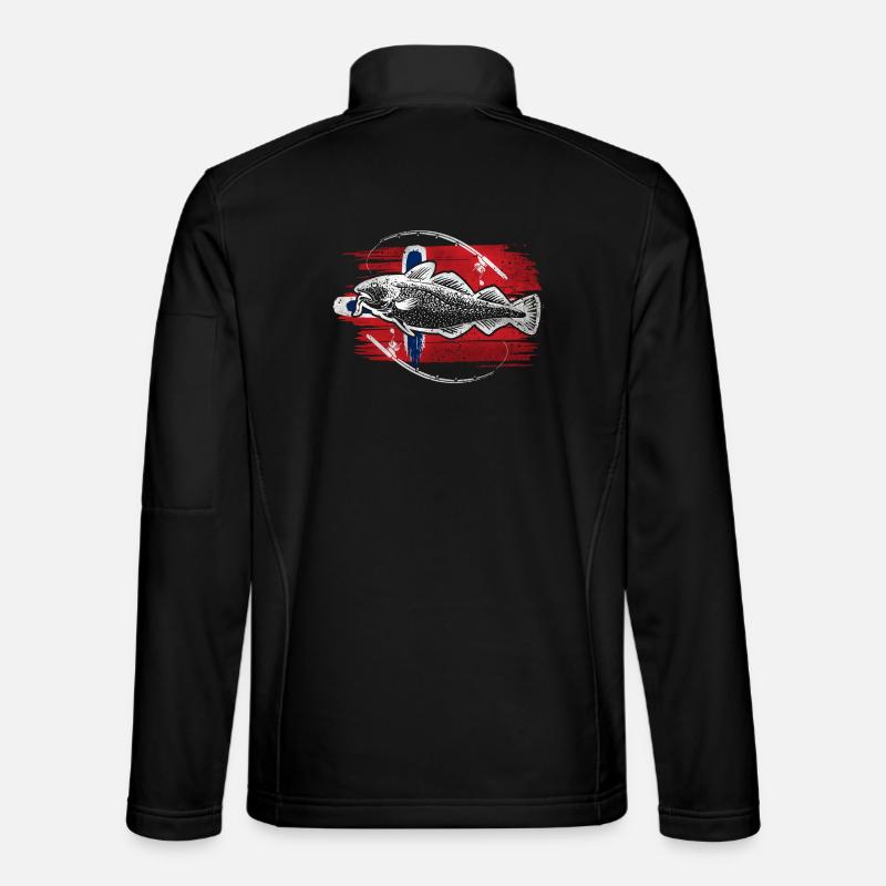 Norway fishing cod Unisex Softshell Jacket