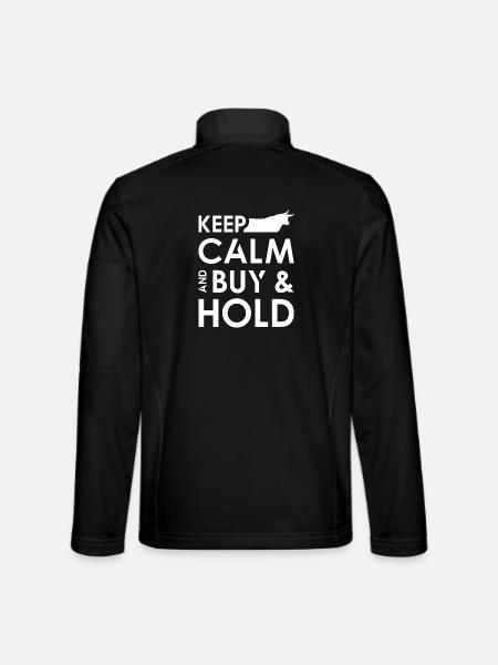 Stocks ETF Stock Market Yield Trader Money Freedom Inv - Unisex Softshell Jacket - black - Back