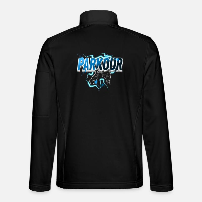 Parkour - Unisex Softshelljacke - Schwarz