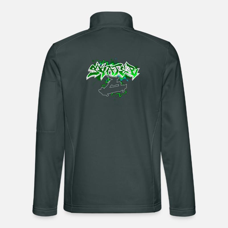 Skater Graffiti Veste en tissu softshell Unisexe