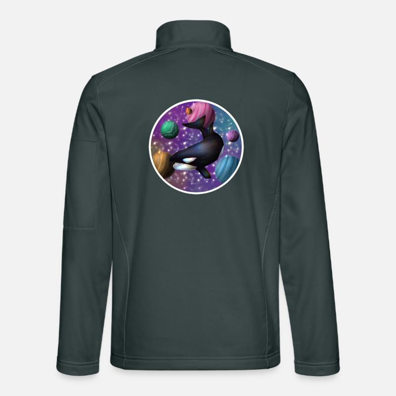 orque dans l’espace Veste en tissu softshell Unisexe
