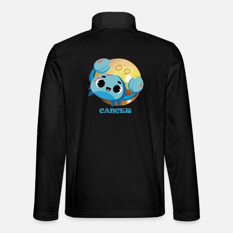 Sternzeichenkrebs - Unisex Softshelljacke - Schwarz