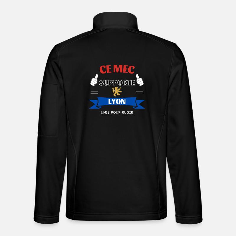 Ce mec supporte Lyon Veste en tissu softshell Unisexe
