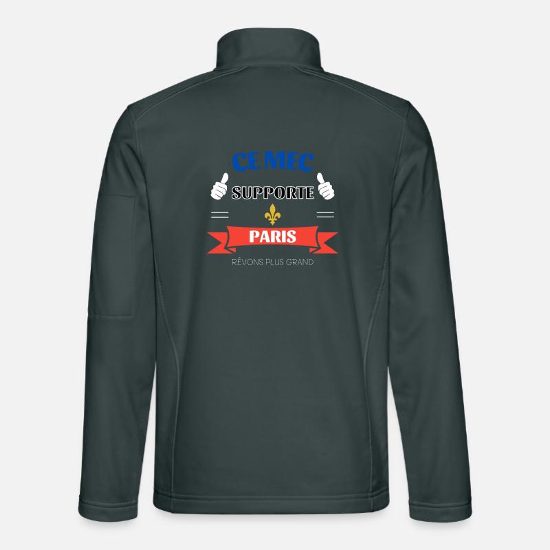 Ce mec supporte Paris Veste en tissu softshell Unisexe