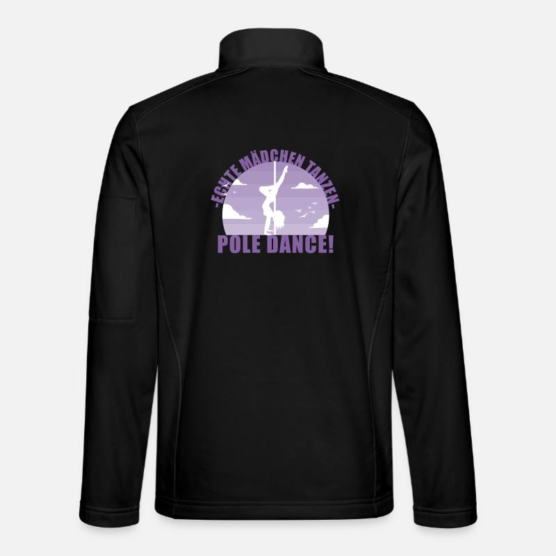 Echte Mädchentanzen Pole Dance! Geschenk - Unisex Softshelljacke - Schwarz