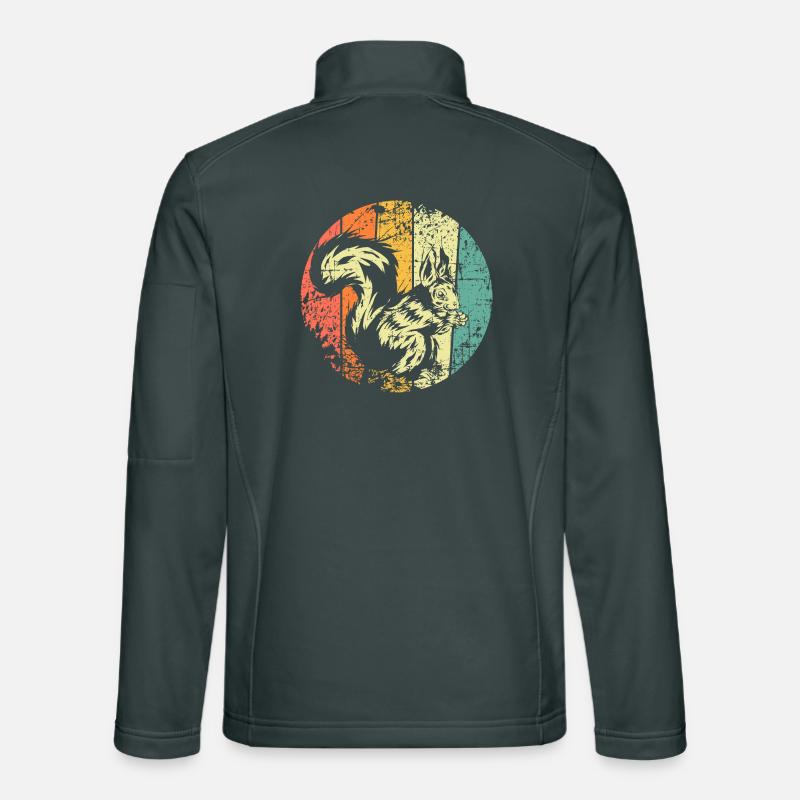 Vintage Squirrel Unisex Softshell Jacket