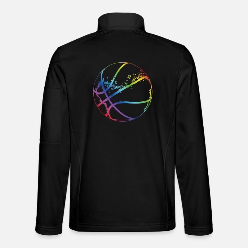 Basketball Sketch Unisex Softshell Jacket