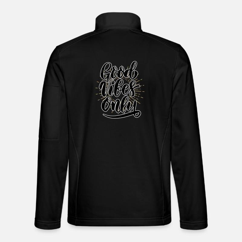 Good-vibes-only - Unisex Softshelljacke - Schwarz