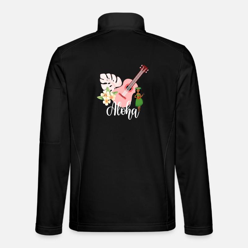 Aloha - Unisex Softshelljacke - Schwarz