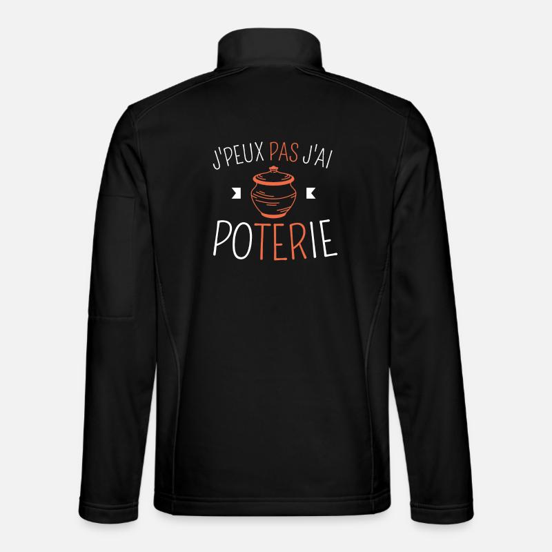 J peux pas j ai poterie Veste en tissu softshell Unisexe