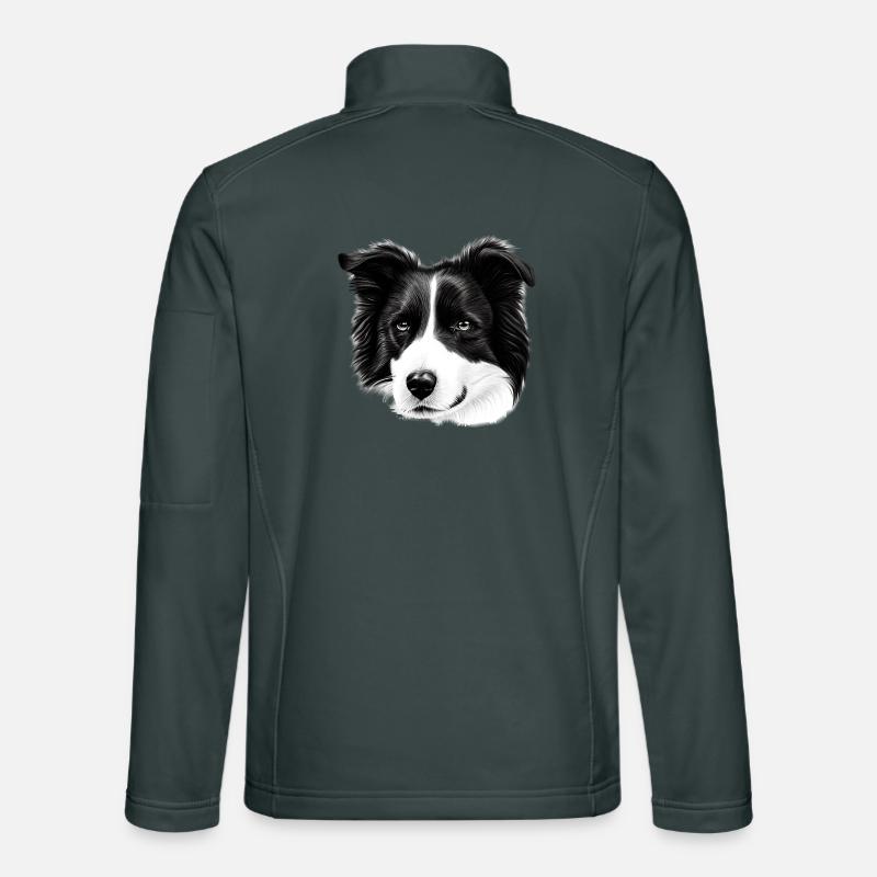 Border Collie Irish Unisex Softshell Jacket