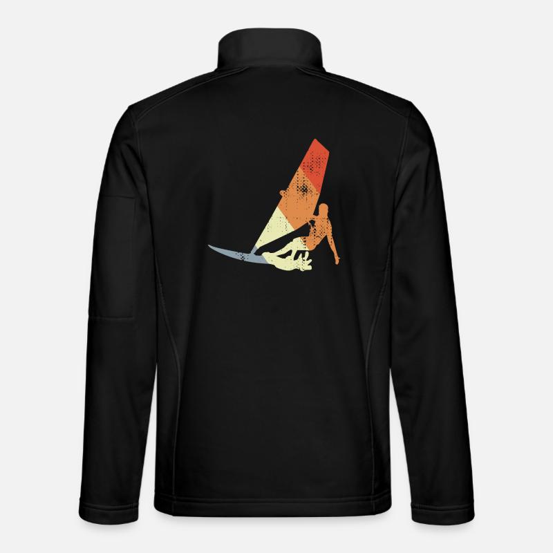 Vintage Windsurfers Veste en tissu softshell Unisexe