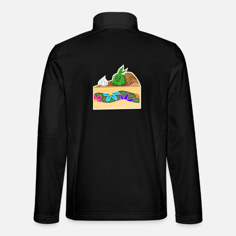 PieceOfCakeGrows! - Unisex Softshell Jacket - black