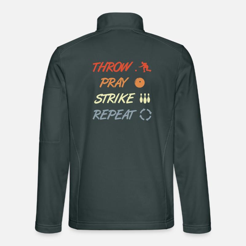 Blague de bowling Veste en tissu softshell Unisexe