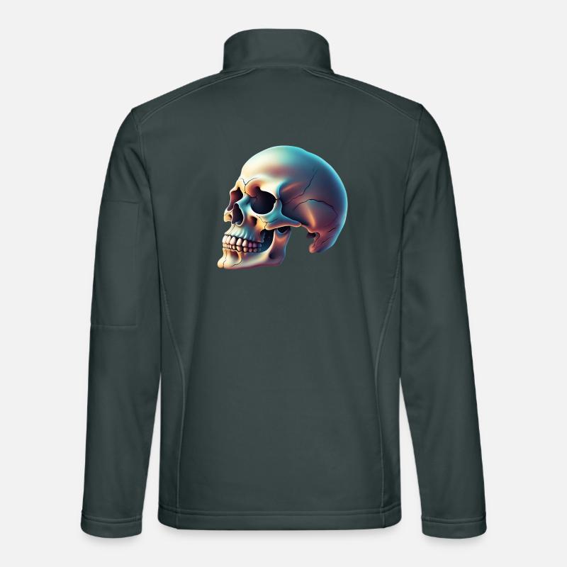 Printflow Skull Halloween Unisex Softshelljacke